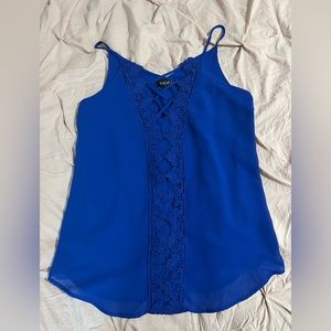 Royal blue tank top